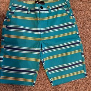 NWT! Teal Striped Hurley BoysShorts